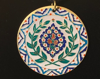 SCA Ottoman Laurel medallion tulip