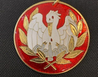 SCA Pelican Laurel Medallion with background color choice