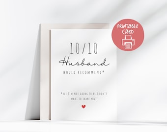 Printable Birthday Card For Husband, Happy Birthday To My Husband, Husband Birthday Card, Happy Birthday Husband, Birthday To The Husband