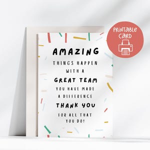 Großartiges Team, Danke für Ihre harte Arbeit, erstaunliche Wertschätzung des Arbeitsteams, Danke für den Mitarbeiter, Anerkennung des Mitarbeiters, Dankbarkeit für den Arbeitsfreund