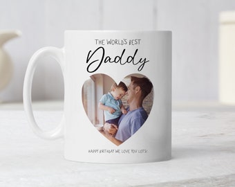 Worlds Best Daddy, Father's Day Mug, Gift For Dad, Father's Day Mug, Personalised Mug, Daddy Mug, Coffee Mug, Photo and Text Custom Mug