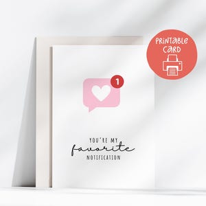 Cartão de aniversário de marido, cartão fofo de namorado, cartão 5x7, aniversário engraçado, impressão de dia dos namorados, notificação favorita, cartão de esposa