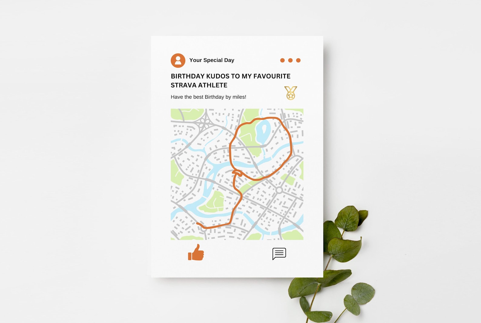 Funny Strava Birthday Card, 5x7 Card, Athlete Card, Triathlete, Cyclist ...