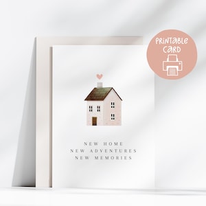 Carte pour maison neuve, Carte de voeux pour pendaison de crémaillère, Carte de félicitations pour la nouvelle maison, Carte pour premier acheteur, Carte pour nouvelle maison, Carte pour nouveau propriétaire