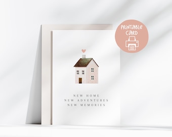 New Home Card, Housewarming Greeting Card, Congratulations New Home Card, First Home Buyer Card, New House Card, New Homeowner Card