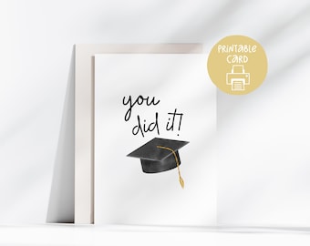 Bravo ! Carte de félicitations pour la remise des diplômes, Carte à imprimer pour la remise des diplômes, Carte de félicitations pour les diplômés, Carte de remise des diplômes, Lycée, Collège, Université