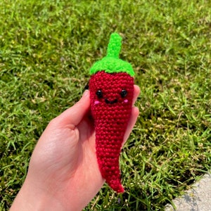 Chili pepper Crochet Toy Amigurumi