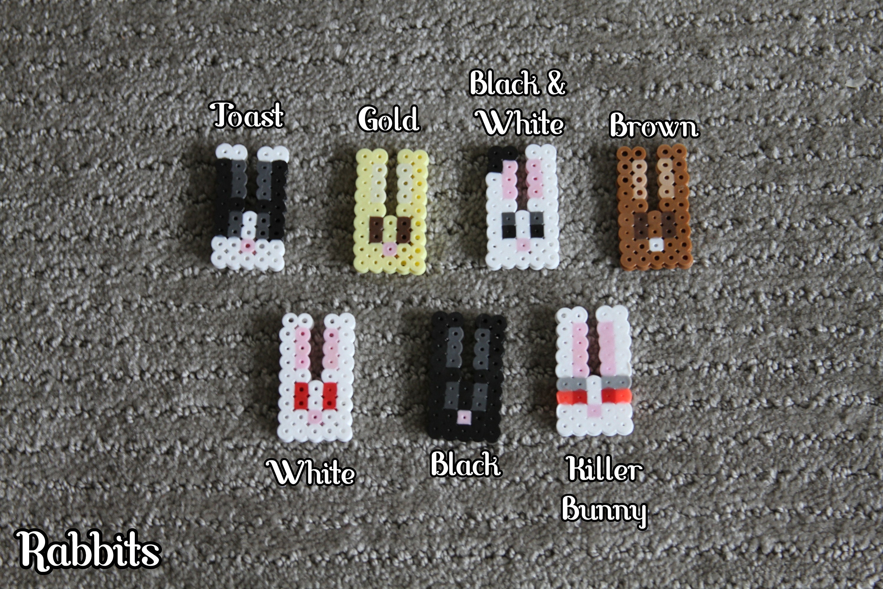 Minecraft Mobs Perler Beads Etsy