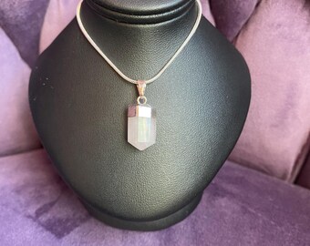 Mini Crystal Healing Necklaces, Rose Quartz Petite Pendant, Amethyst Point, Citrine, Tourmaline, Stress Relief, Dainty Unique Jewelry Gift