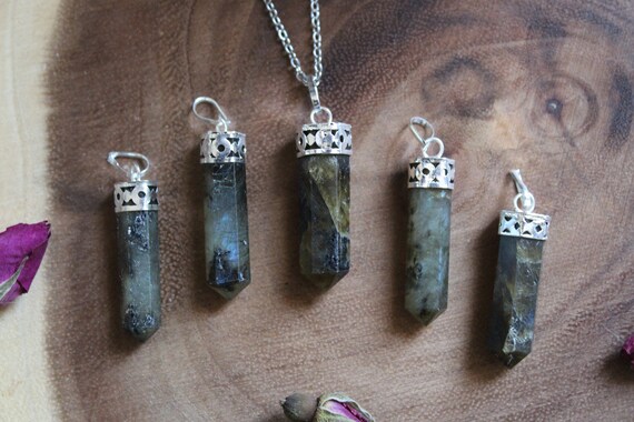 Crystal pencil best sale pendants
