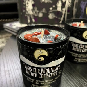 nightmare before christmas jack skellington holiday candle
