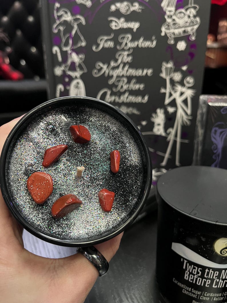 nightmare before christmas jack skellington holiday candle