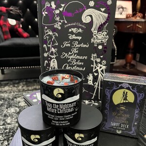 nightmare before christmas jack skellington holiday candle