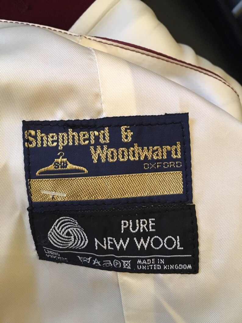 Vintage Shepherd /& Woodward waistcoat