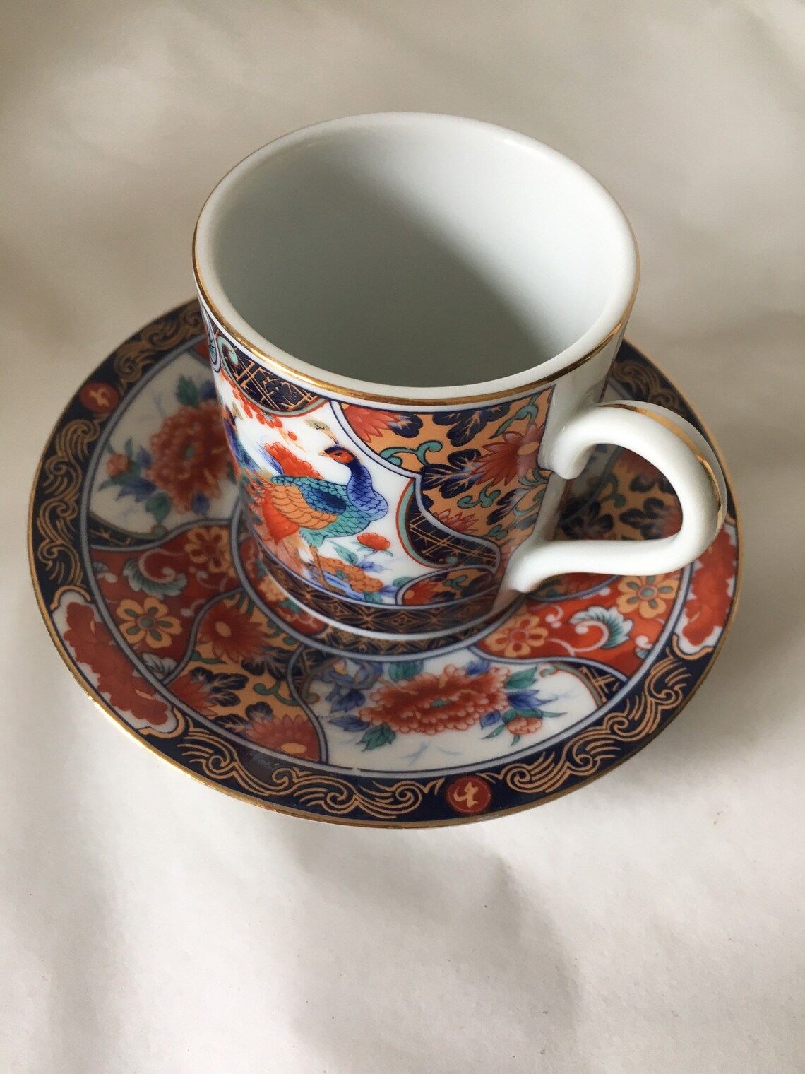 Set of 5 vintage style Japanese demitasse cups & saucers Etsy