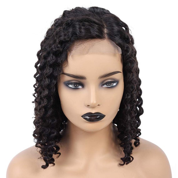 Lace Front Wig Human Hair Loose Curly Wig Virgin Hair Wigs For Etsy