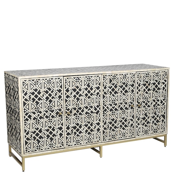 Bone inlay credenza deals