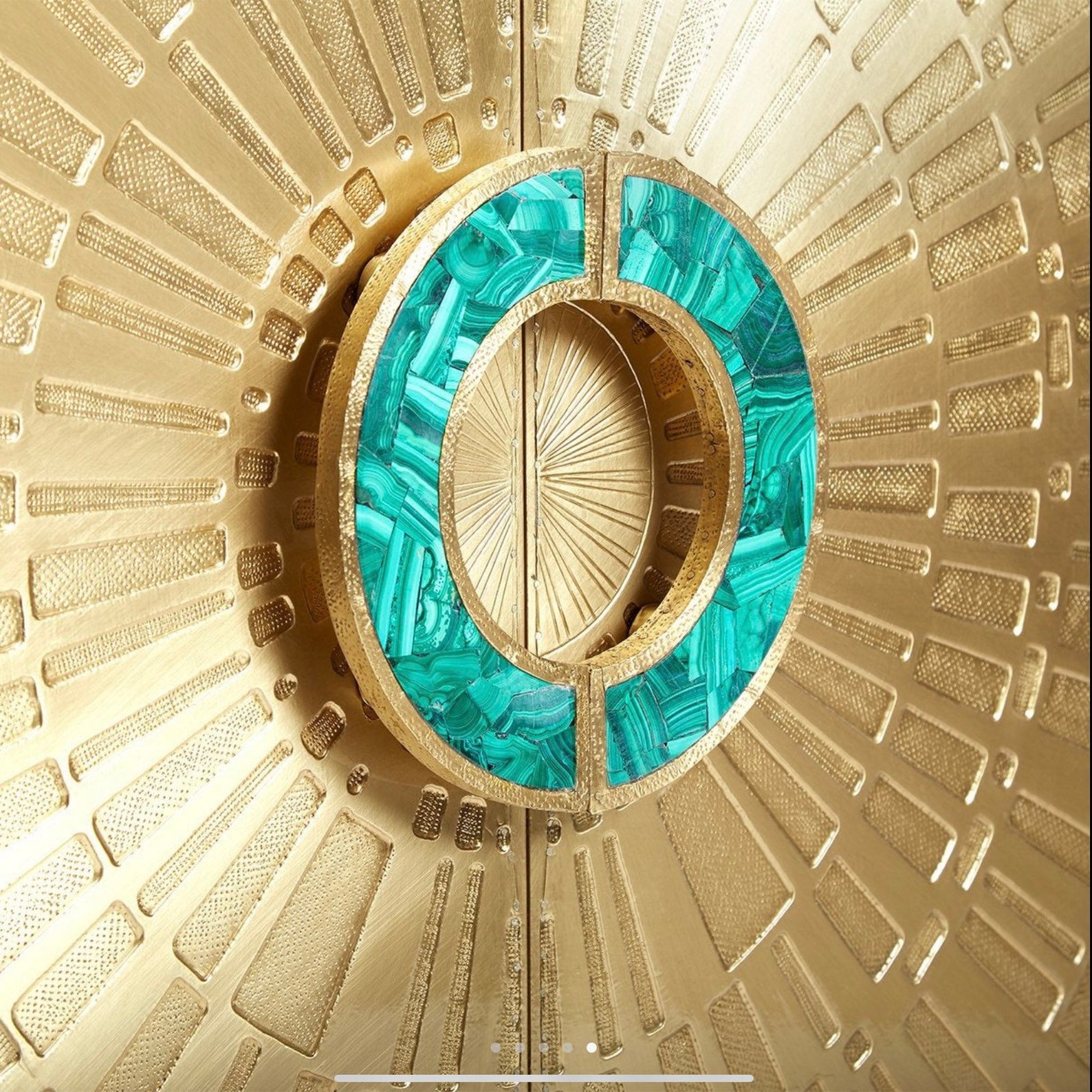 Brass Cladding Embossed Sideboard / Etsy