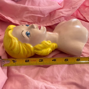 Blond bust made with composition