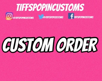 Custom Figure Order Slot, Personalized Character Figurine