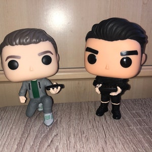 Inspired by David and Patrick Proposal / The Hike Scene Custom Figures (Just figures, no custom boxes)