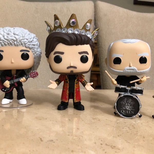 Inspired by Queen + Adam & Tour Band Custom Figures (Just Figure(s), No Boxes)