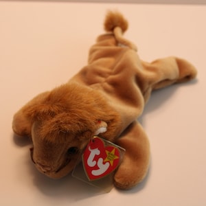 Roary the Lion Beanie Baby with Errors!