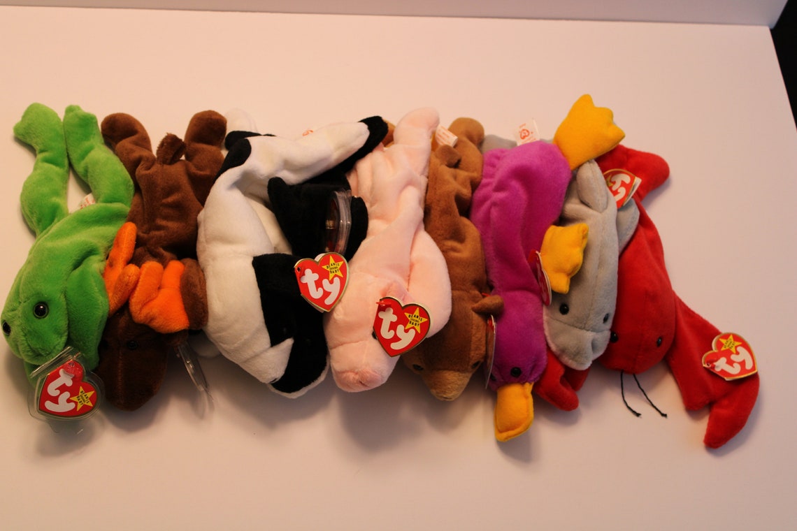 Original Nine Beanie Babies Etsy