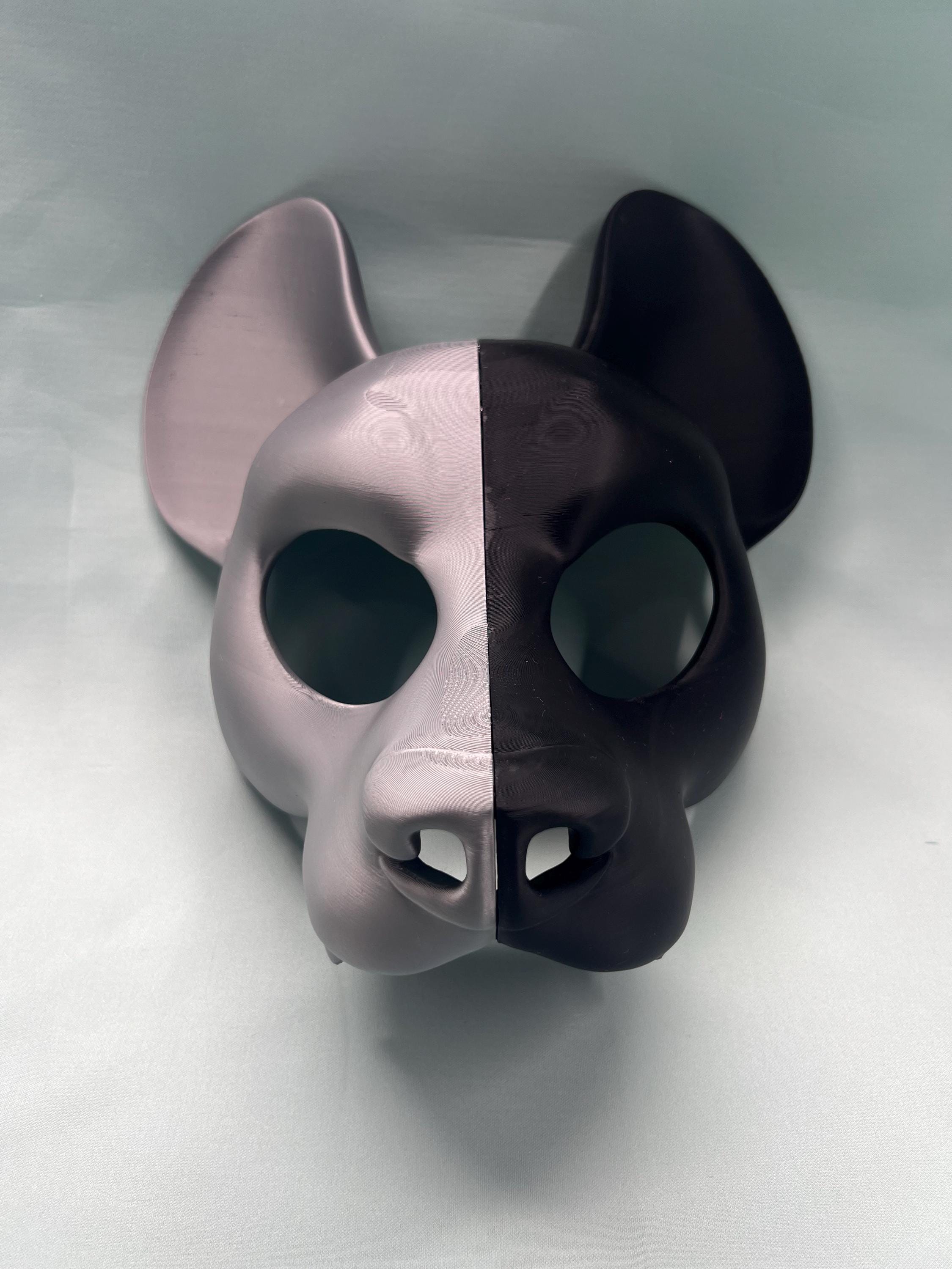 Hyena Half Mask (not Prepped) - Etsy
