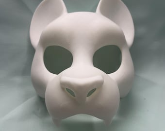 Feline Half Mask (Not Prepped)