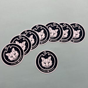 Fishbowl Fantasies Logo Sticker