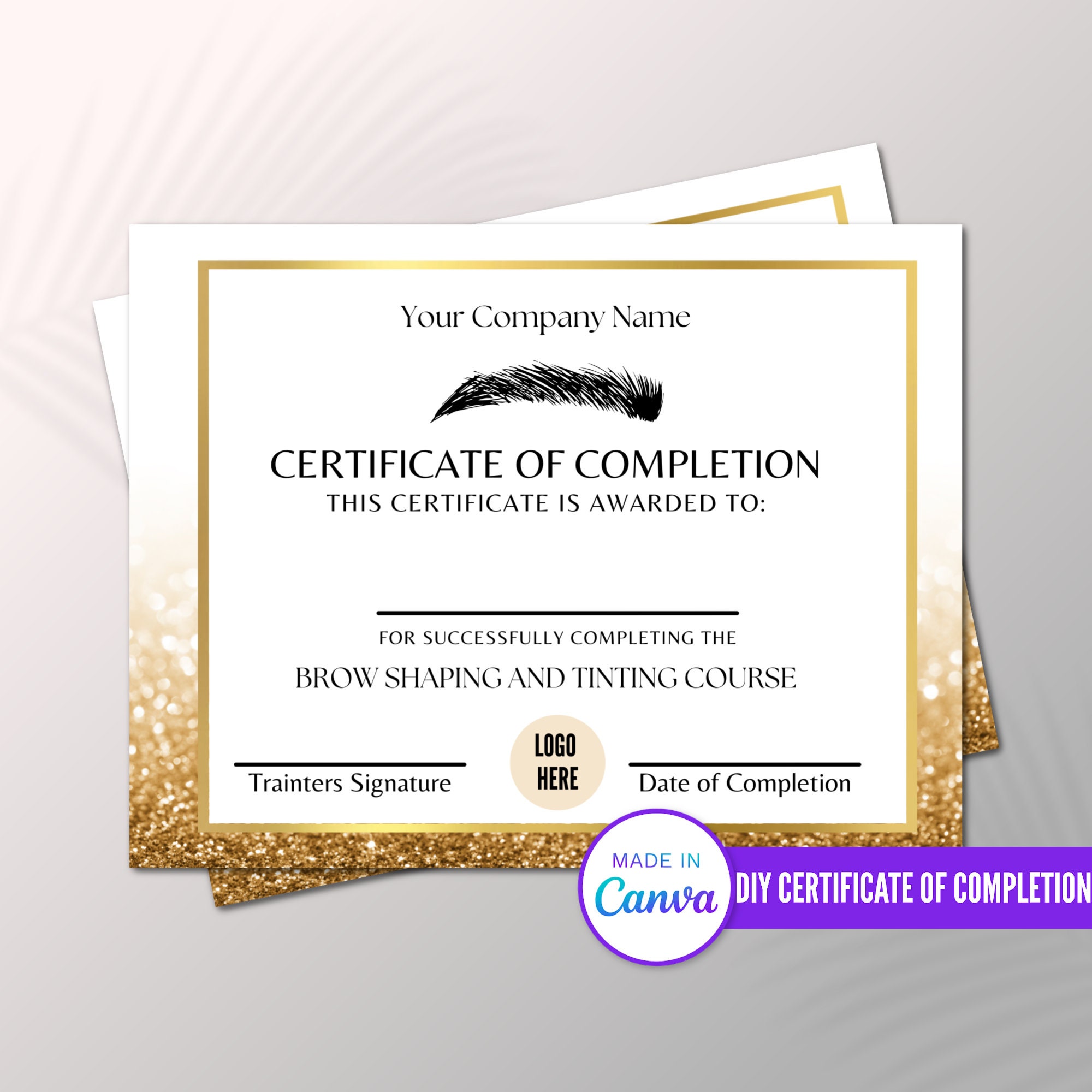 Fancy Certificate Of Completion Templates