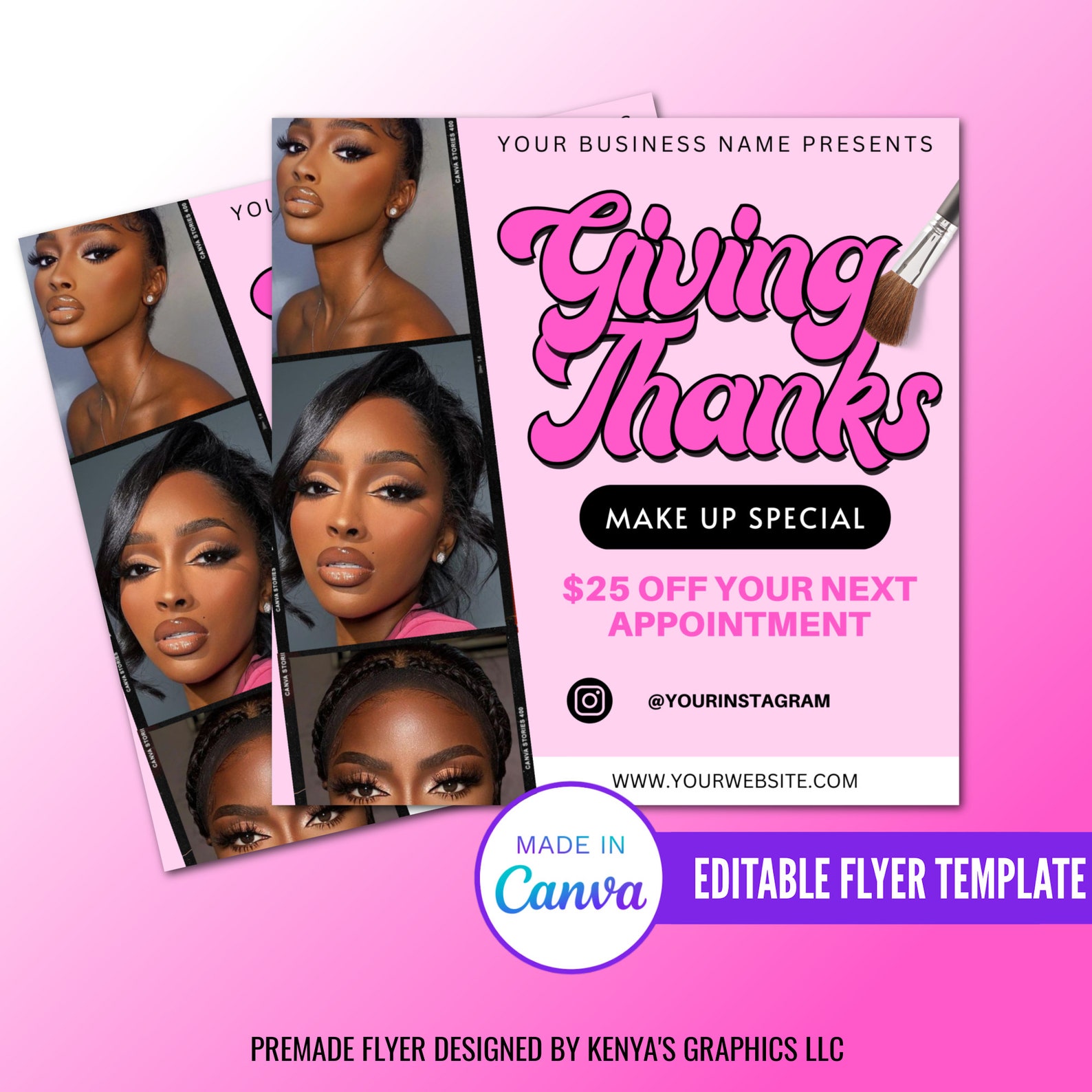 Diy Customer Appreciation Flyer Editable Customer - Etsy