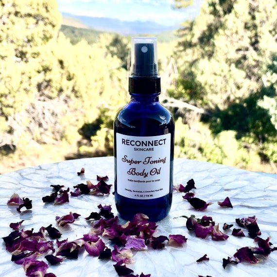 Toning Body Oil Firming & Detoxifying With Essential Oils Etsy