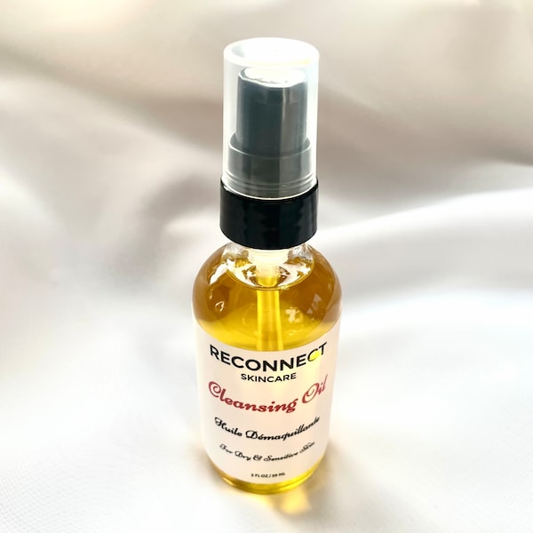 Dry Skin Facial Cleansing Oil / Infused With Calendula / Sensitive Skin