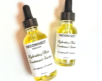 Hydrating Hair Treatment Serum  |  Lightweight | Nutrient-Rich | Deeply Moisturizing | Silicone-Free Hair Oil