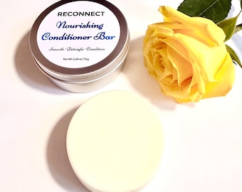 Nourishing Conditioner Bar  |  Solid Zero Waste Hair Care Large Bar