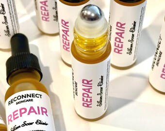 Silken Scar Elixir: Bakuchiol & Vitamin C Face Serum