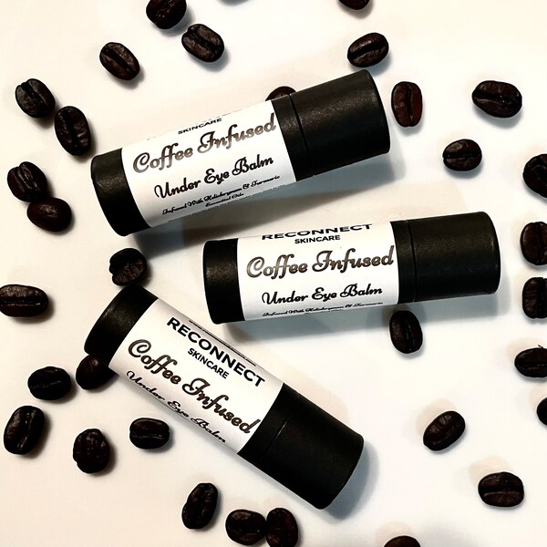 Coffee Under Eye Balm - Moisturizing & Soothing Treatment For Skin Under Eyes - Turmeric - Immortelle