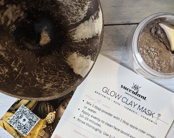 Succulant Clay Mask – Detox, Glow & Growth | Bentonite Face  Hair Masks | Natural Skincare Trio  Bundles