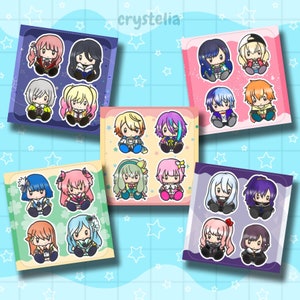 Project Sekai Plush Sticker Sheets