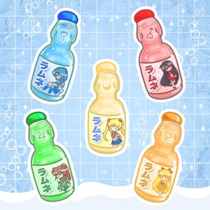 Sailor Moon Ramune Sticker Sheets