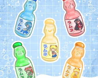 Sailor Moon Ramune Sticker Sheets