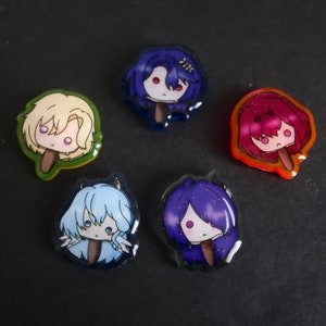Honkai Star Rail Popsicle Epoxy Pins