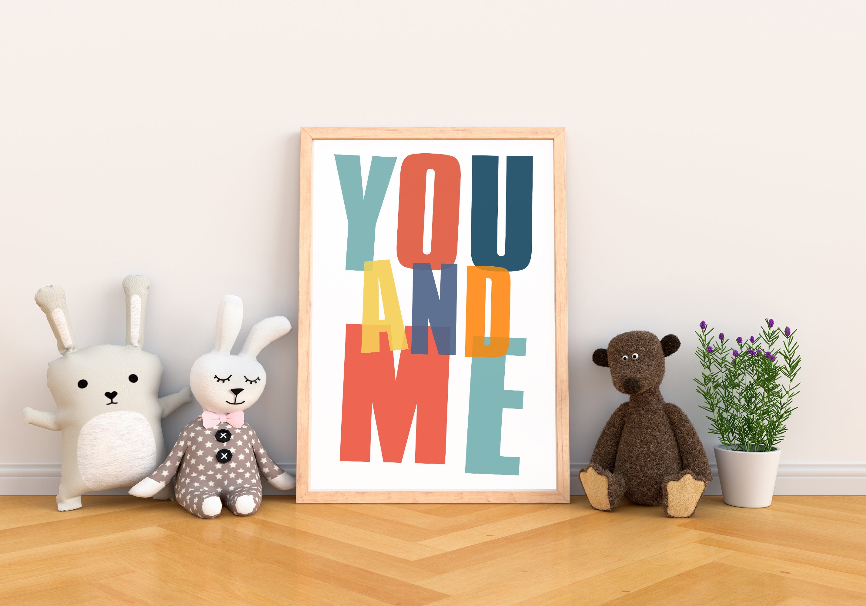 You and Me Sign Love Wall Art Decor Couple Gift Gift for Etsy