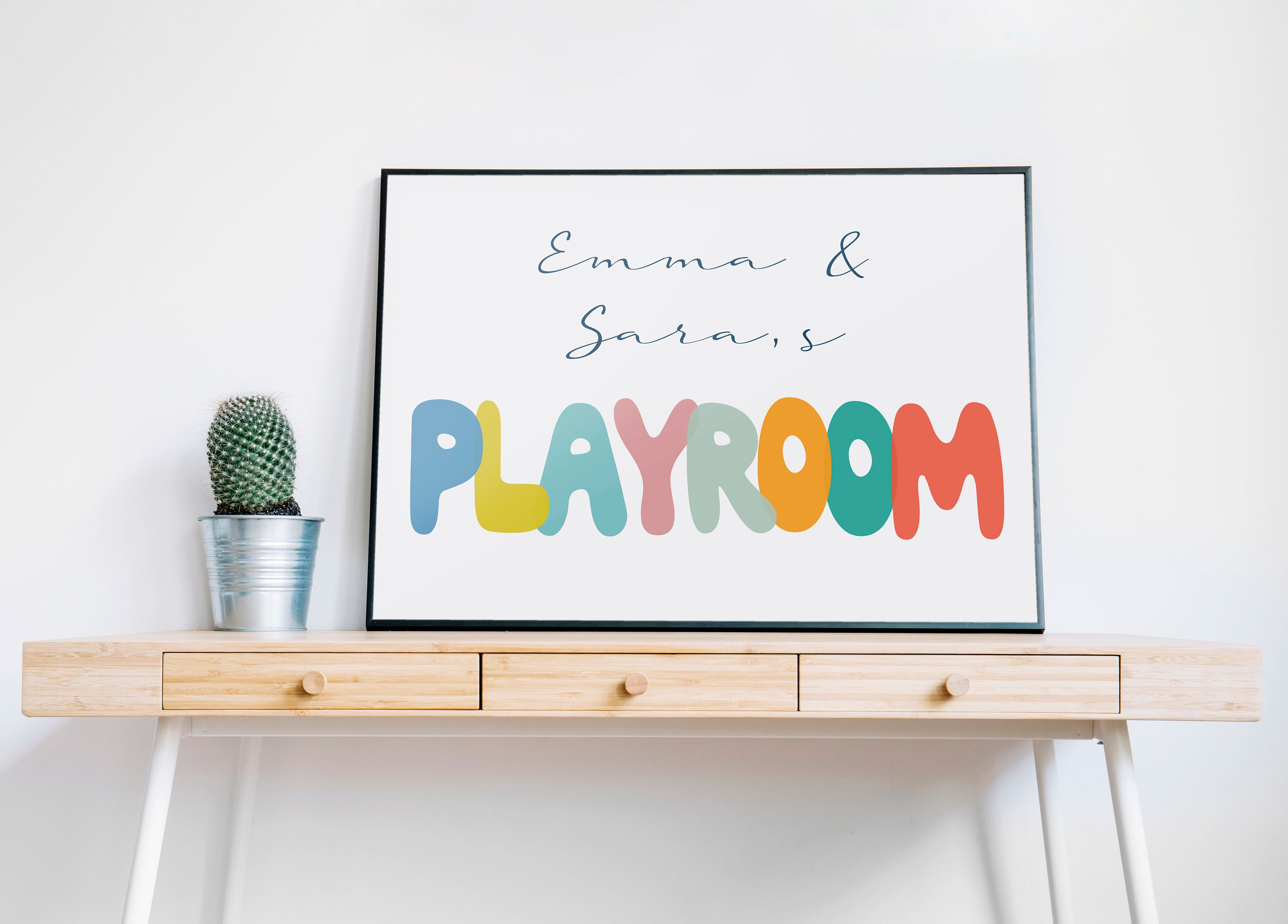 Personalised Kid Playroom Decor Children Room Wall Art Etsy 日本