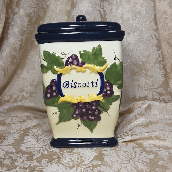 Nonni Biscotti Jar Etsy