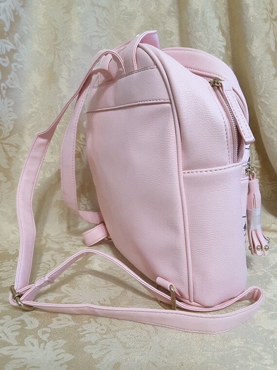 OMG Accessories Small Pink Kitty Back Pack Purse … - image 4