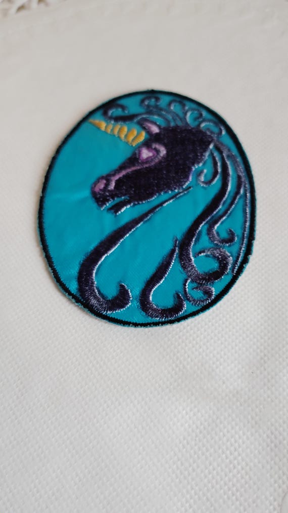 Unicorn iron on patch
