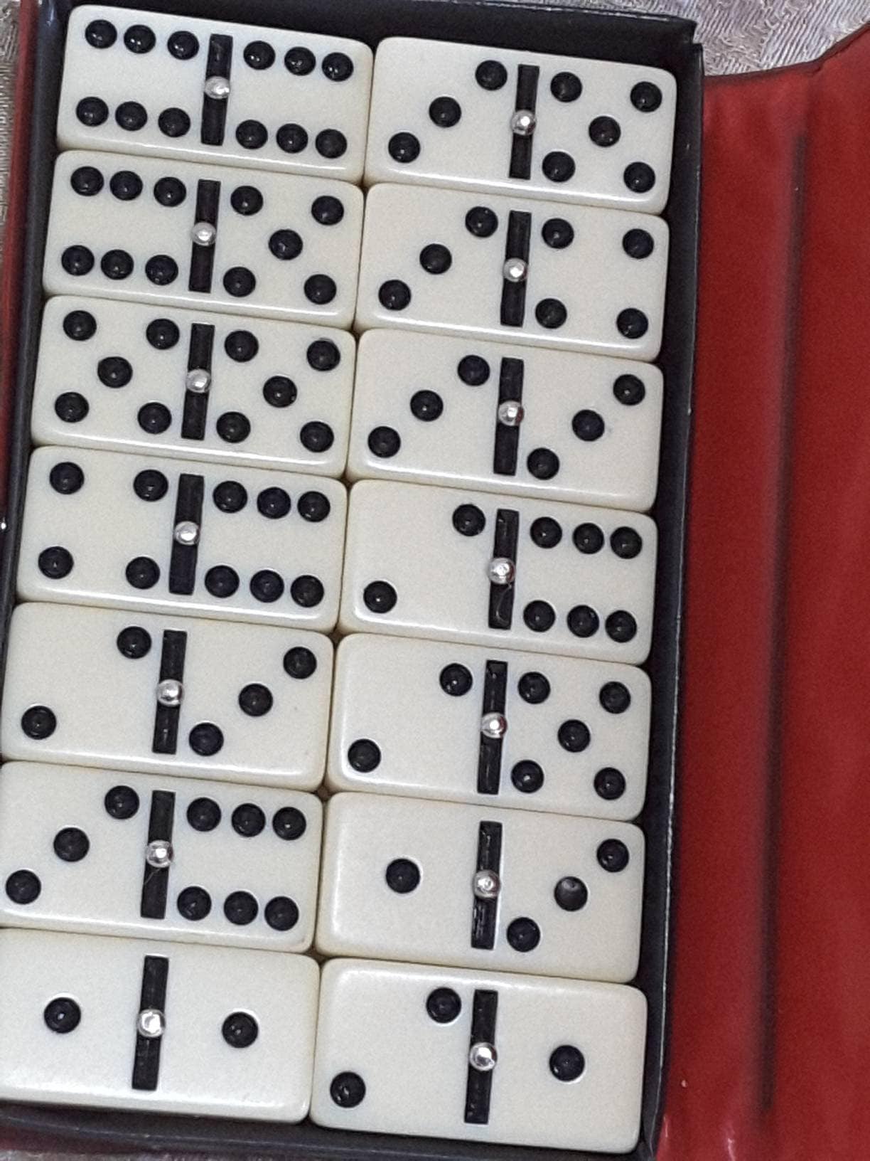double-six-dominoes-game-28-piece-set-with-vinyl-travel-case-etsy